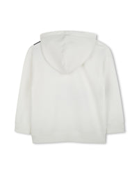 Sweatshirt avec logo en coton - Ivoire Past