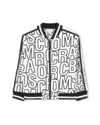 Monogrammed cardigan - Black