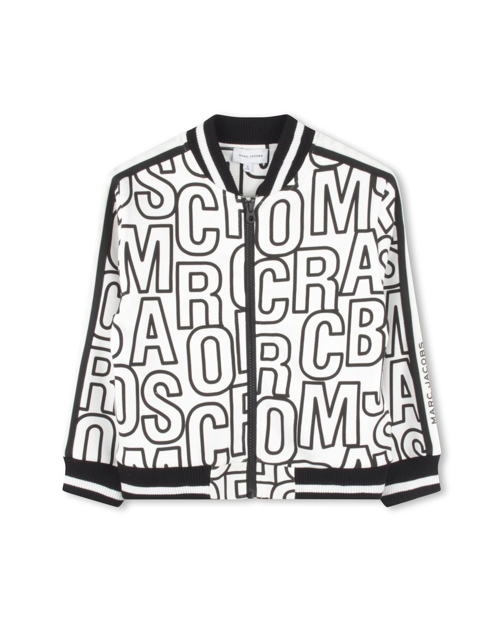 Monogrammed cardigan - Black