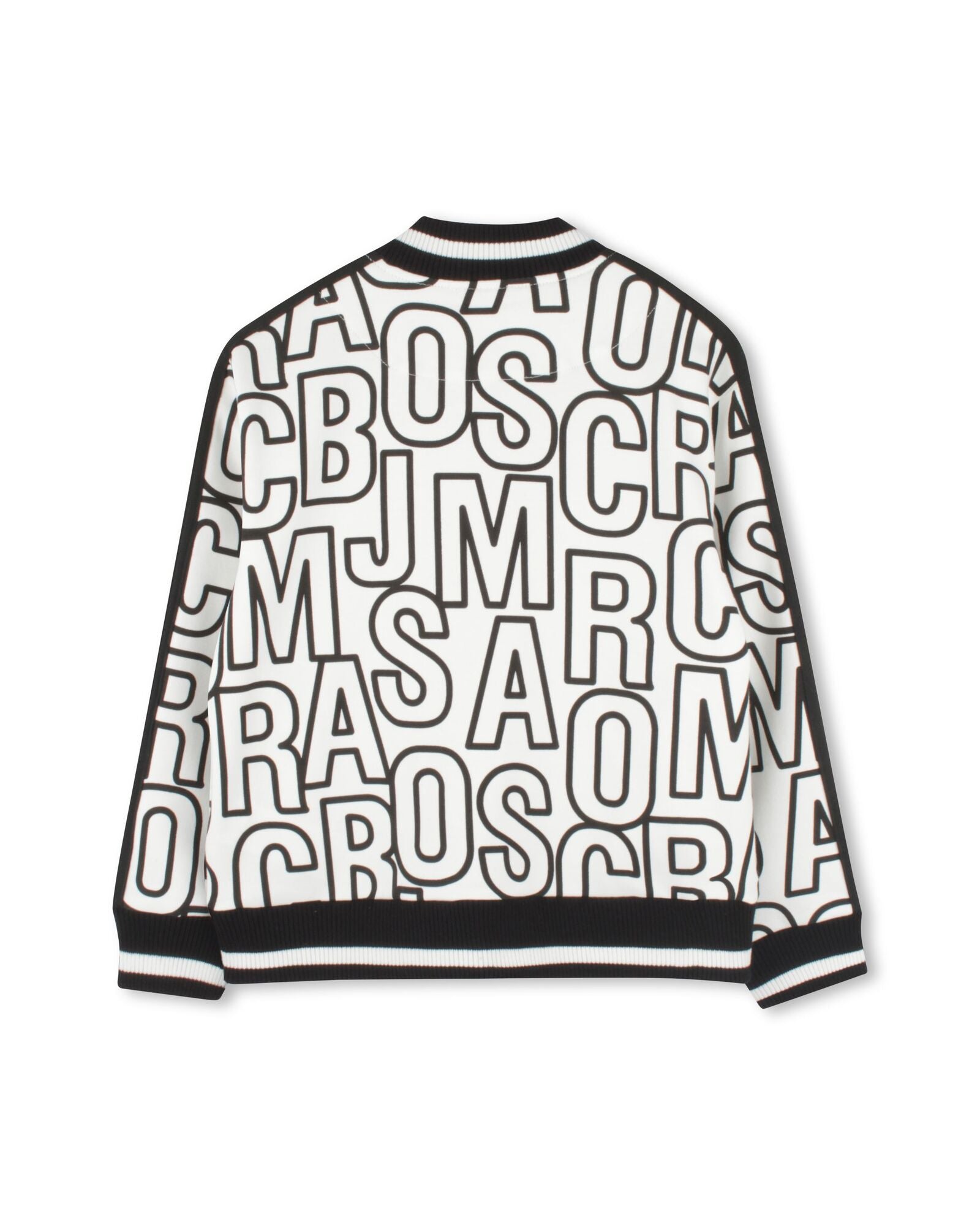 Monogrammed cardigan - Black