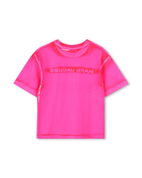 T-shirt avec broderie en coton - Malabar Fluo