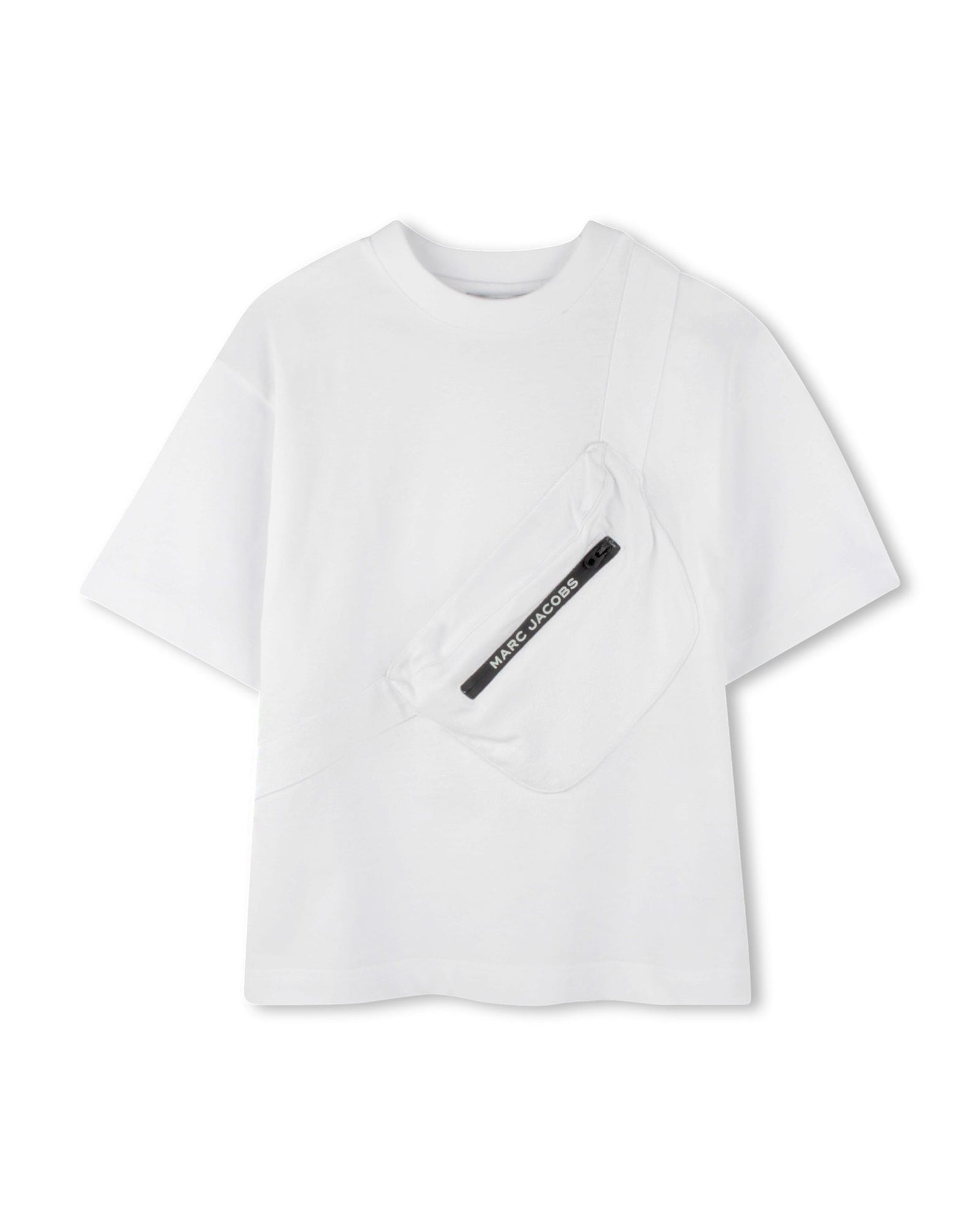 Trompe l'oeil illustration T-shirt - White