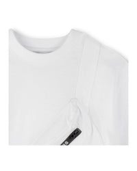 Trompe l'oeil illustration T-shirt - White