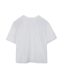T-shirt à illustration trompe l'œil - Blanc
