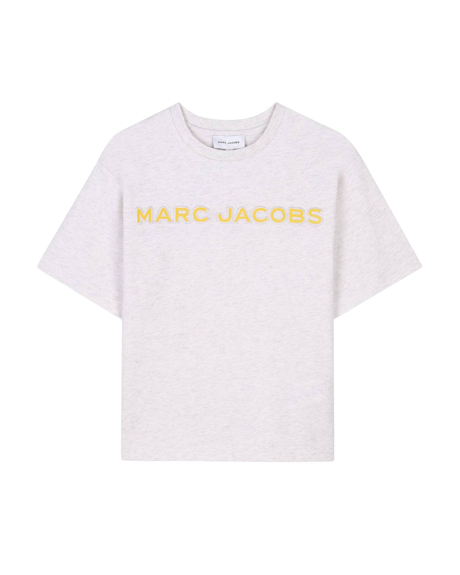 T-shirt with monogrammed cotton print - Grisalde Chiné