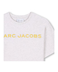 T-shirt with monogrammed cotton print - Grisalde Chiné