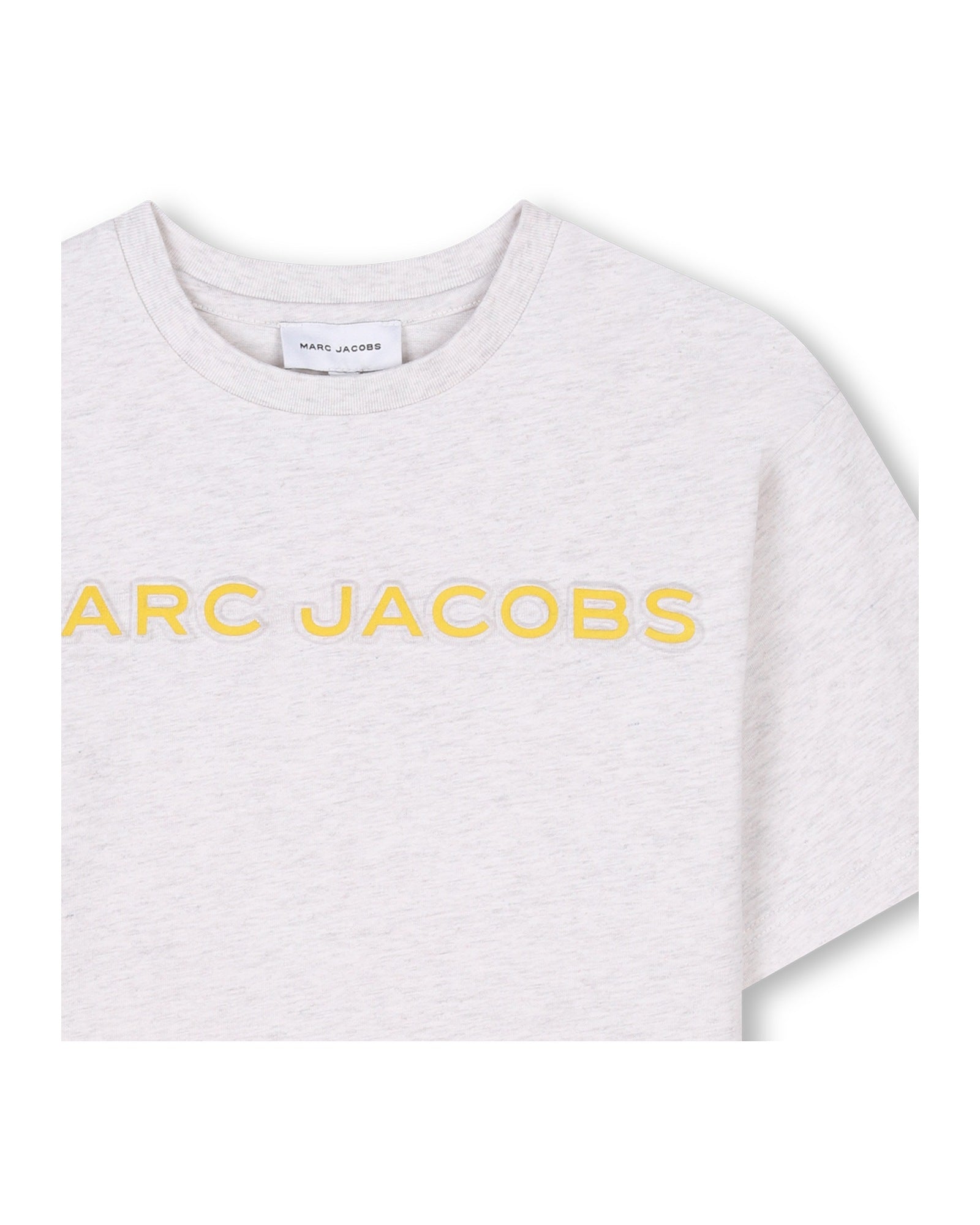 T-shirt with monogrammed cotton print - Grisalde Chiné