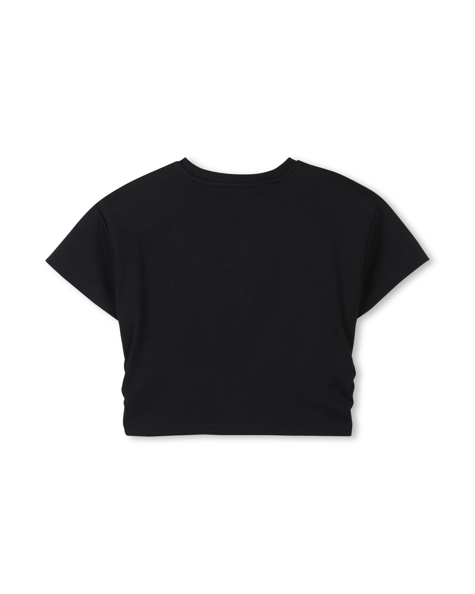 Daisy rhinestone top - Black