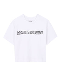 Cropped cotton T-shirt - White