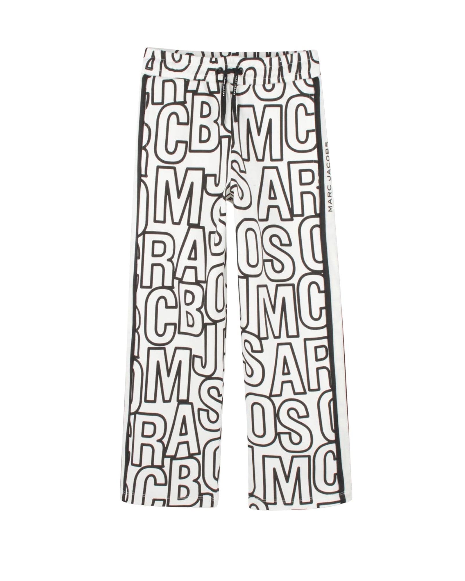 Pantalon de survêtement à imprimé monogramme en coton - Black