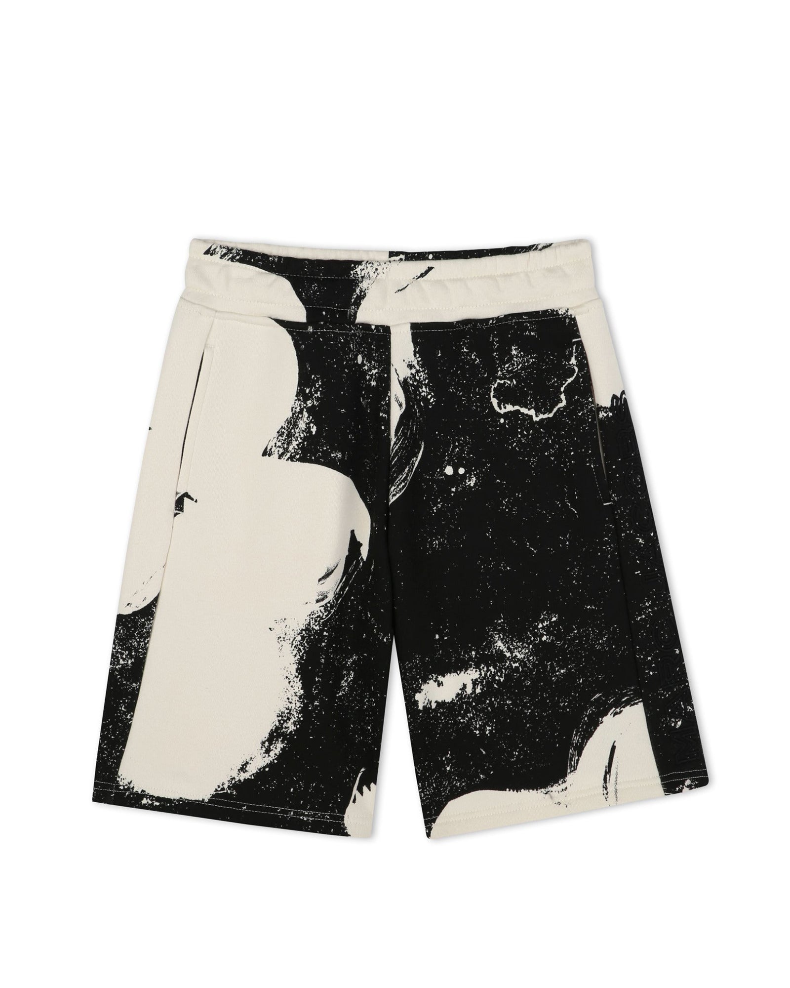 Fleece Bermuda shorts - Chalk
