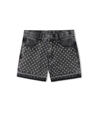 Short en denim - Black