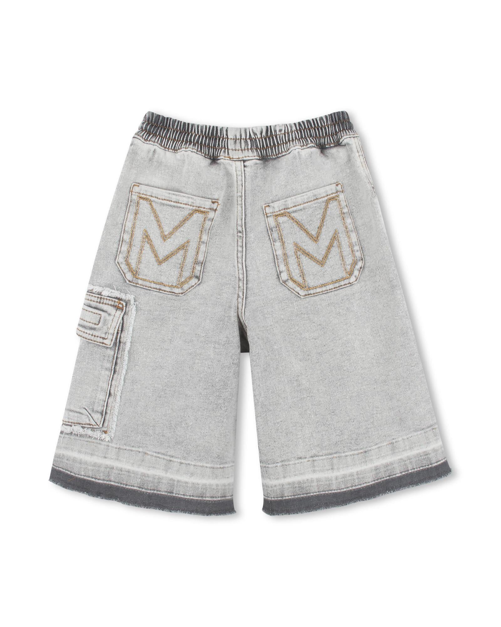 Bermuda long en denim - Black