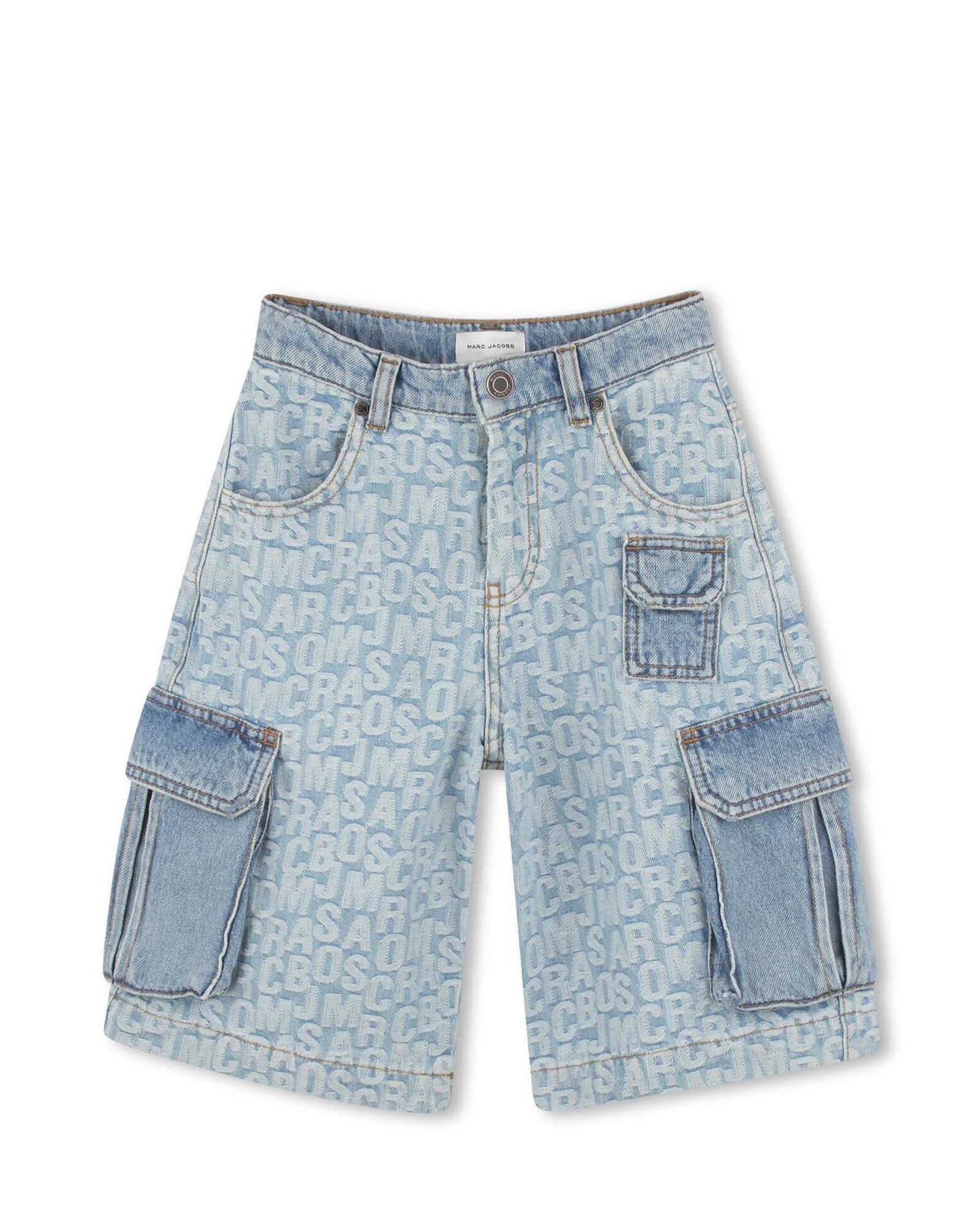 Bermuda long en denim - Denim Blue