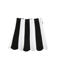 Jupe à rayures en coton - Black