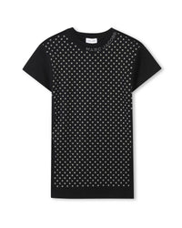 Robe à strass Marguerites - Black
