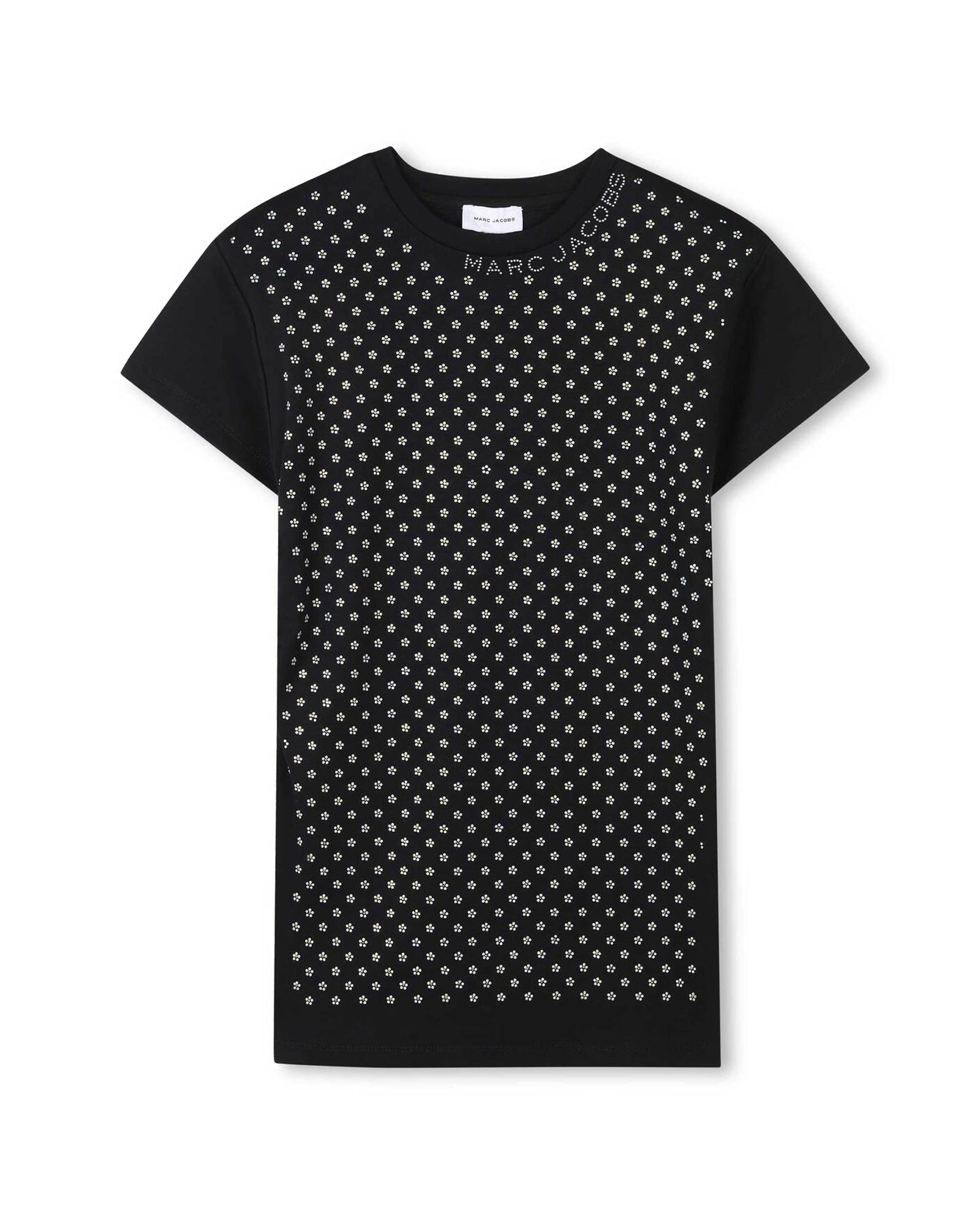 Robe à strass Marguerites - Black