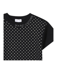 Robe à strass Marguerites - Black
