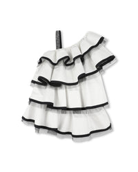 Robe de cérémonie à volants - Offwhite