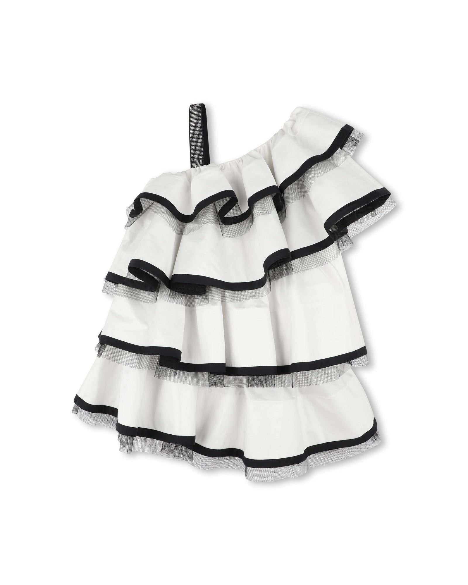 Robe de cérémonie à volants - Offwhite