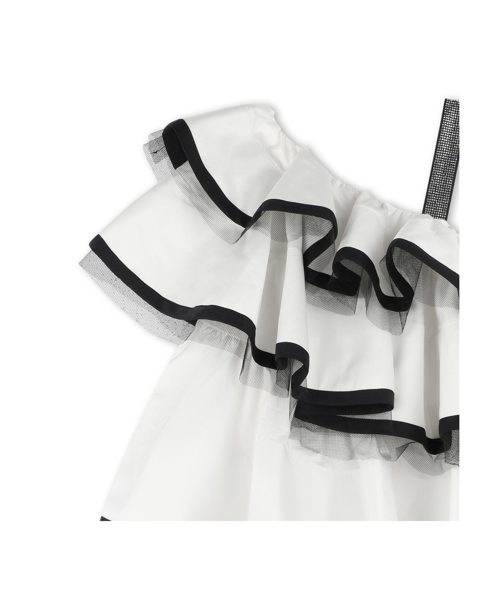 Robe de cérémonie à volants - Offwhite