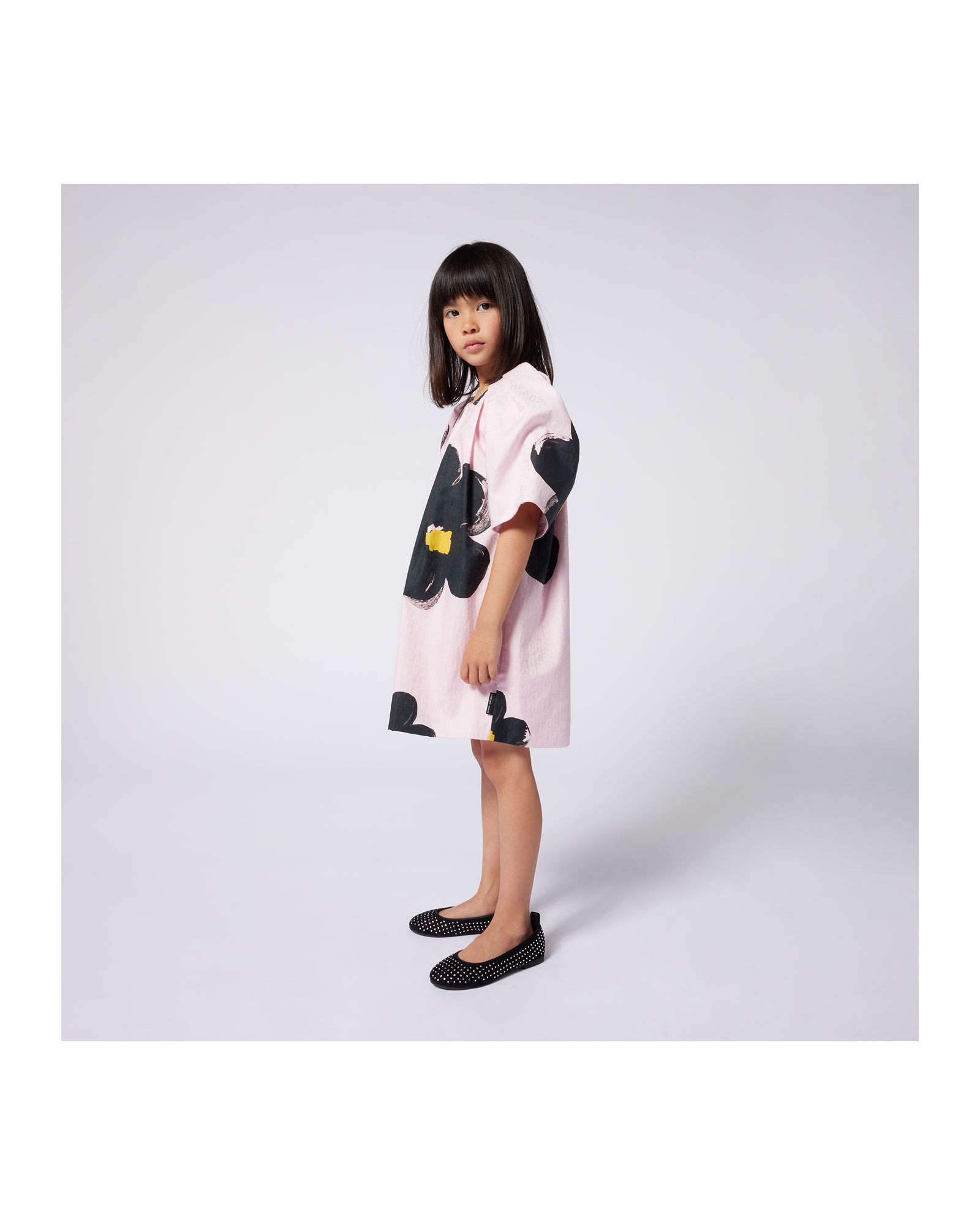 Robe monogramme en popeline - Rosee