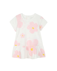 ROBE MANCHES COURTES