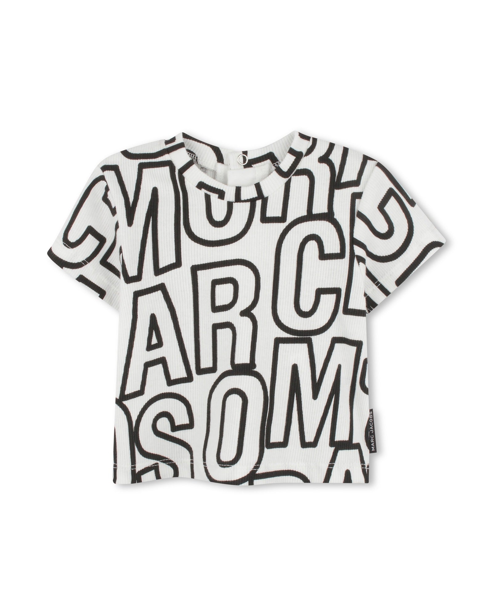 Ensemble t-shirt short avec logo en coton - Ivoire Past