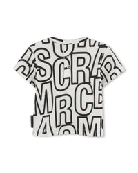Ensemble t-shirt short avec logo en coton - Ivoire Past