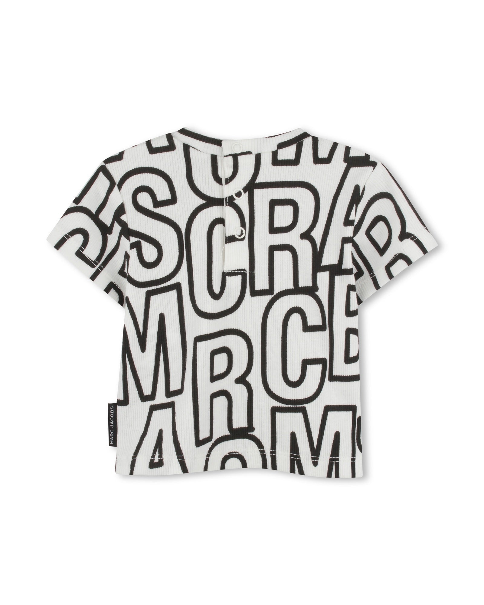 Ensemble t-shirt short avec logo en coton - Ivoire Past