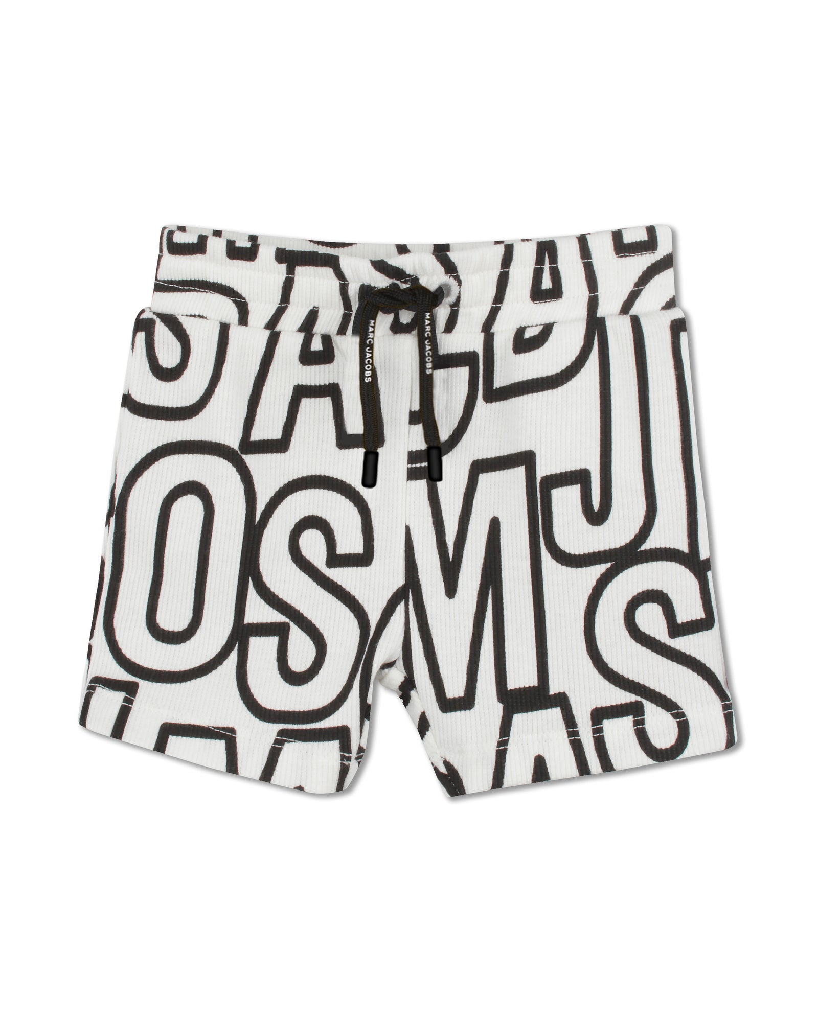 Ensemble t-shirt short avec logo en coton - Ivoire Past