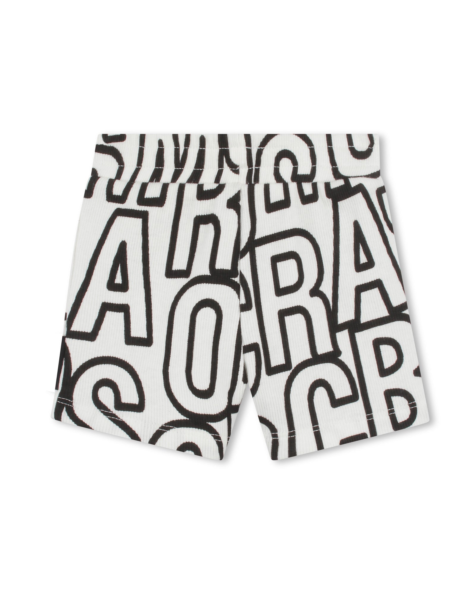 Ensemble t-shirt short avec logo en coton - Ivoire Past