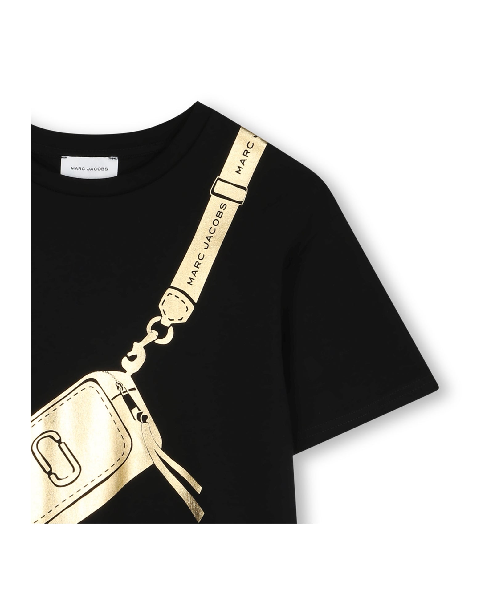 Robe à illustration trompe l'œil - Black