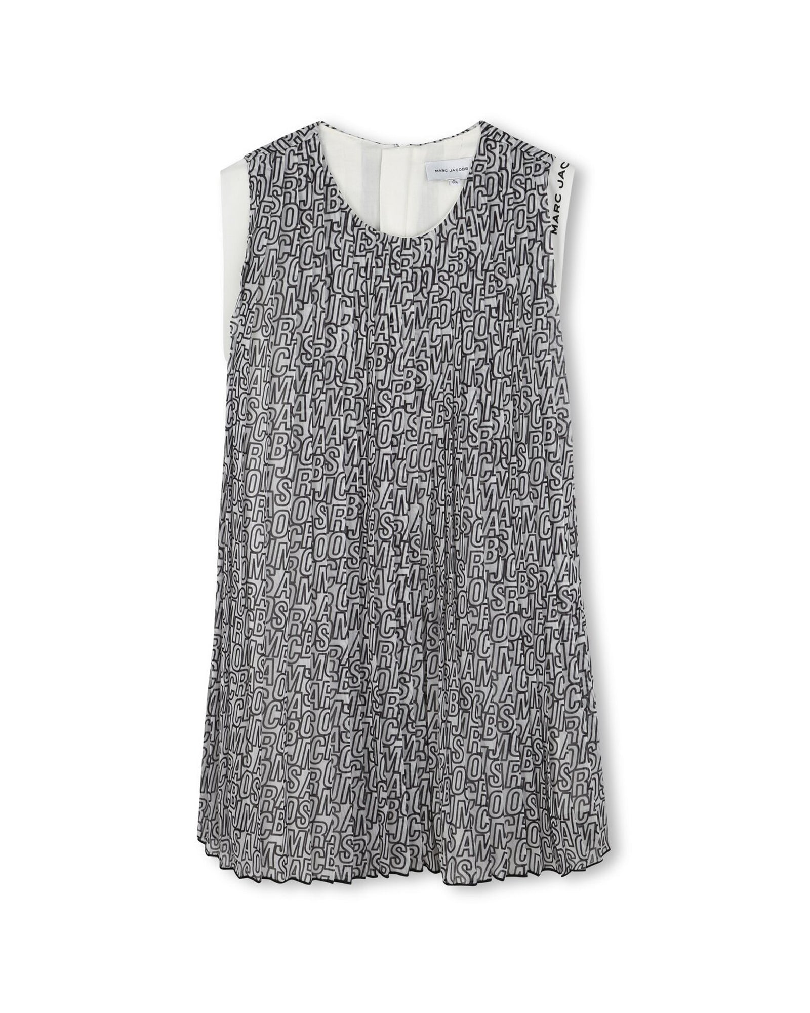 Robe plissée avec imprimé - Black