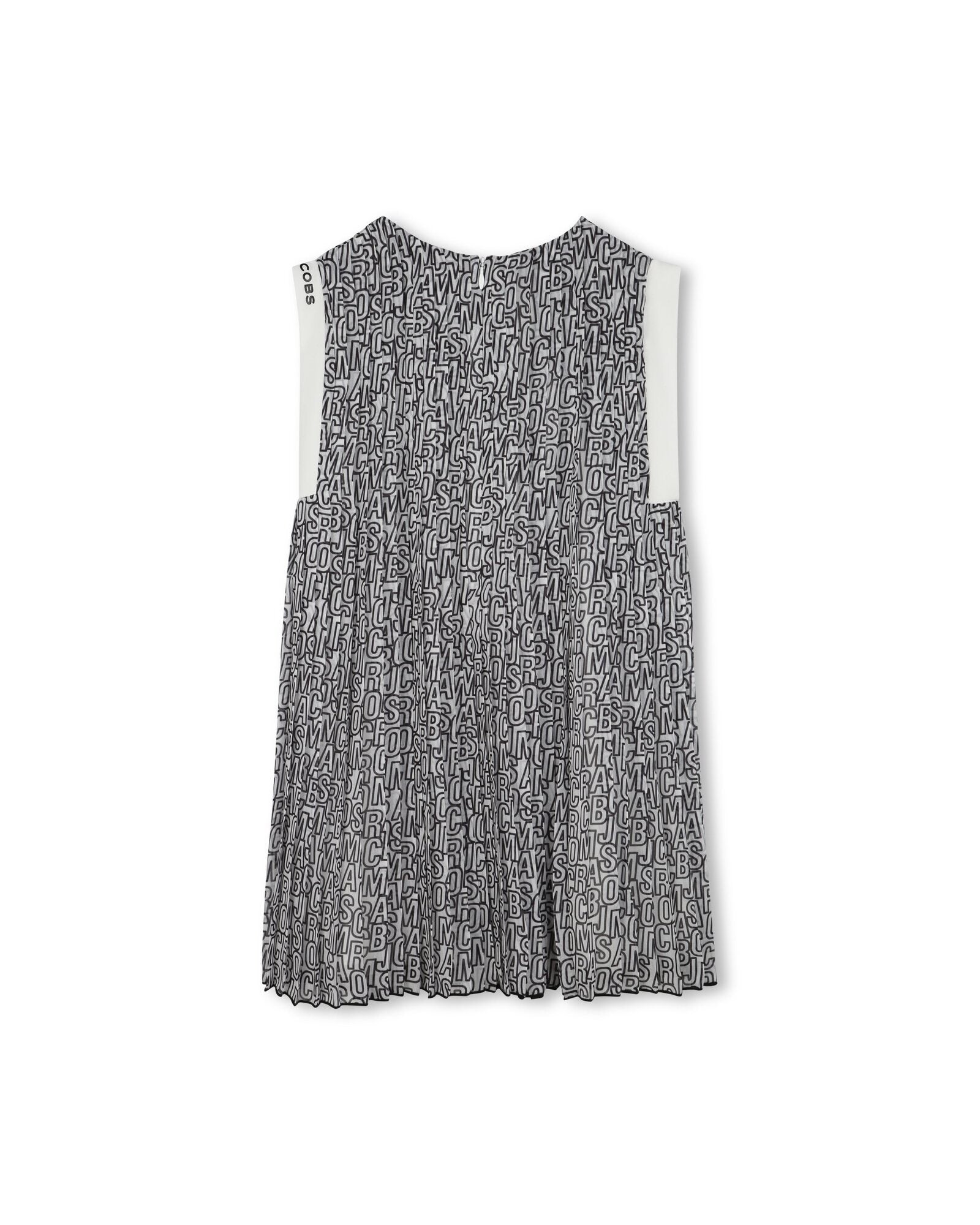 Robe plissée avec imprimé - Black