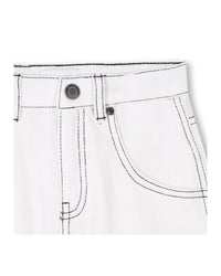 Monogrammed shorts - Chalk