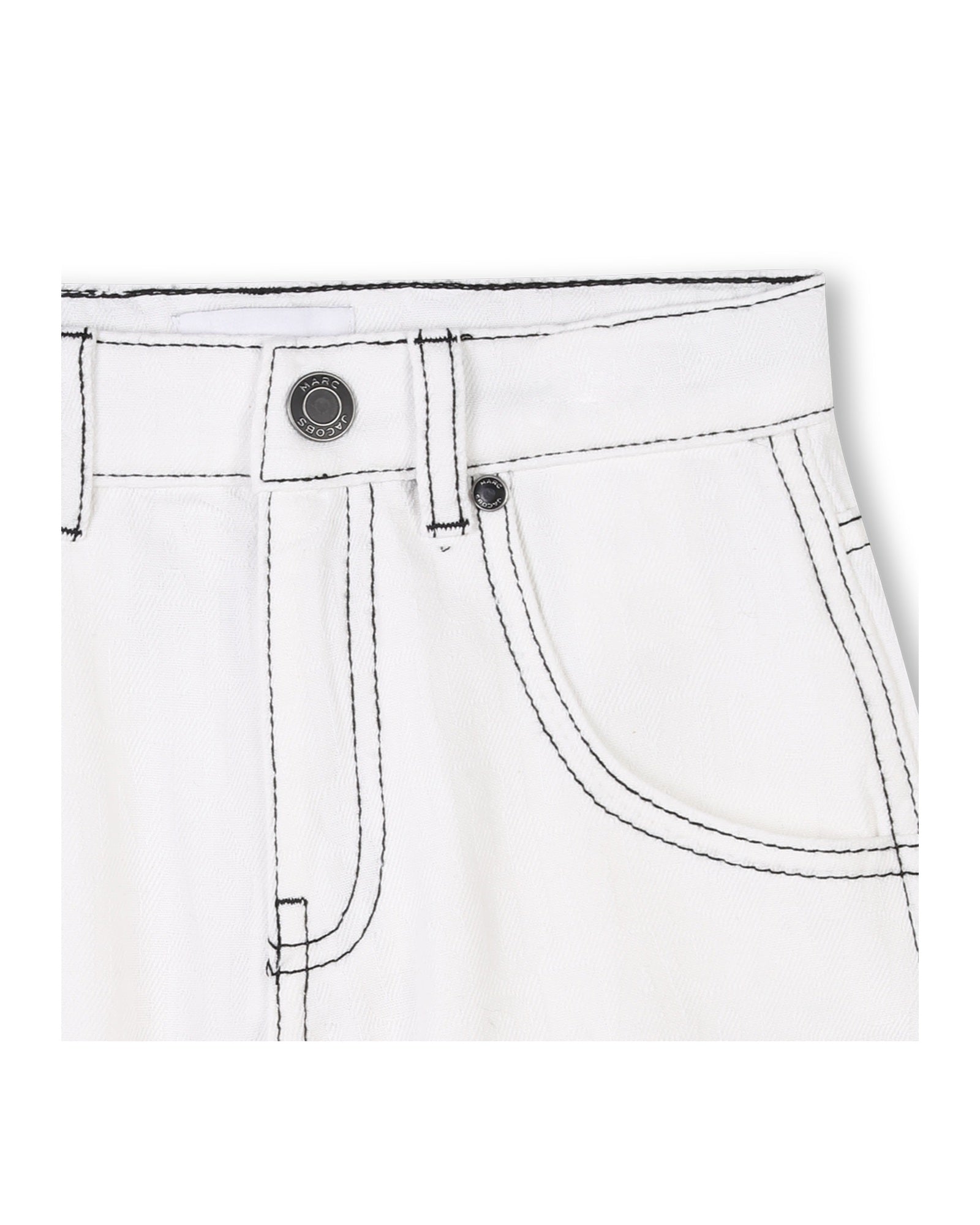 Monogrammed shorts - Chalk