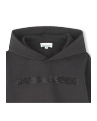 Sweatshirt court à capuche - Black