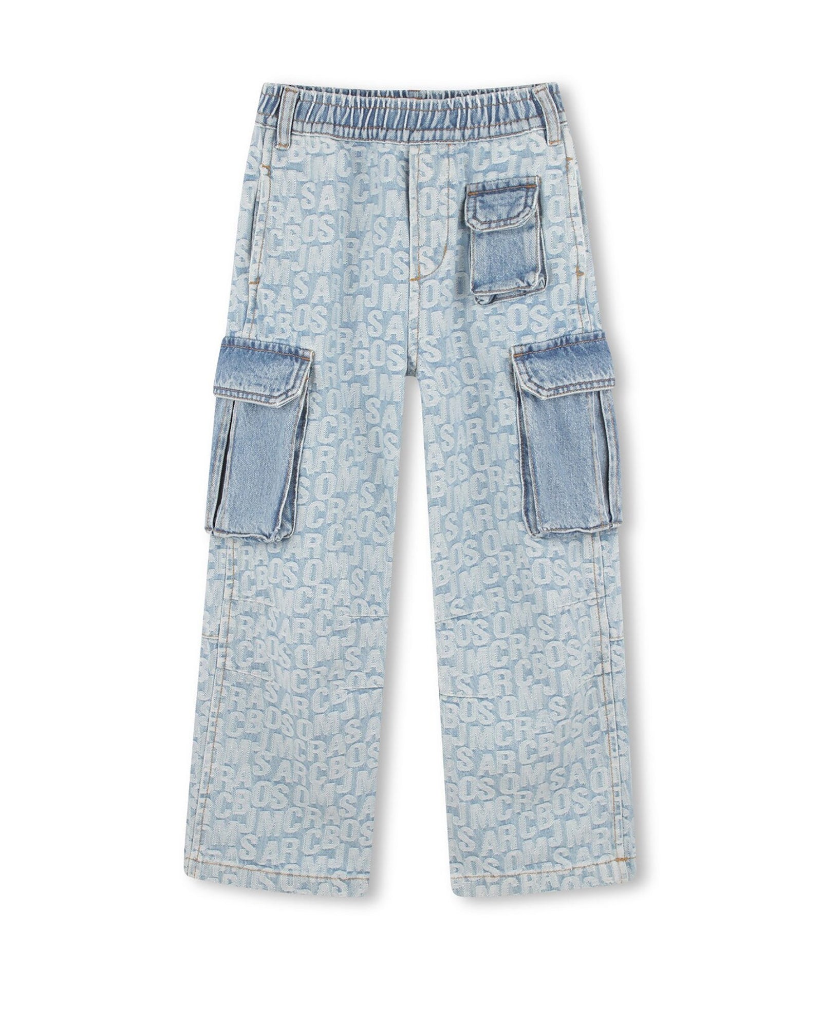 Pantalon Monogramme en denim - Denim Blue