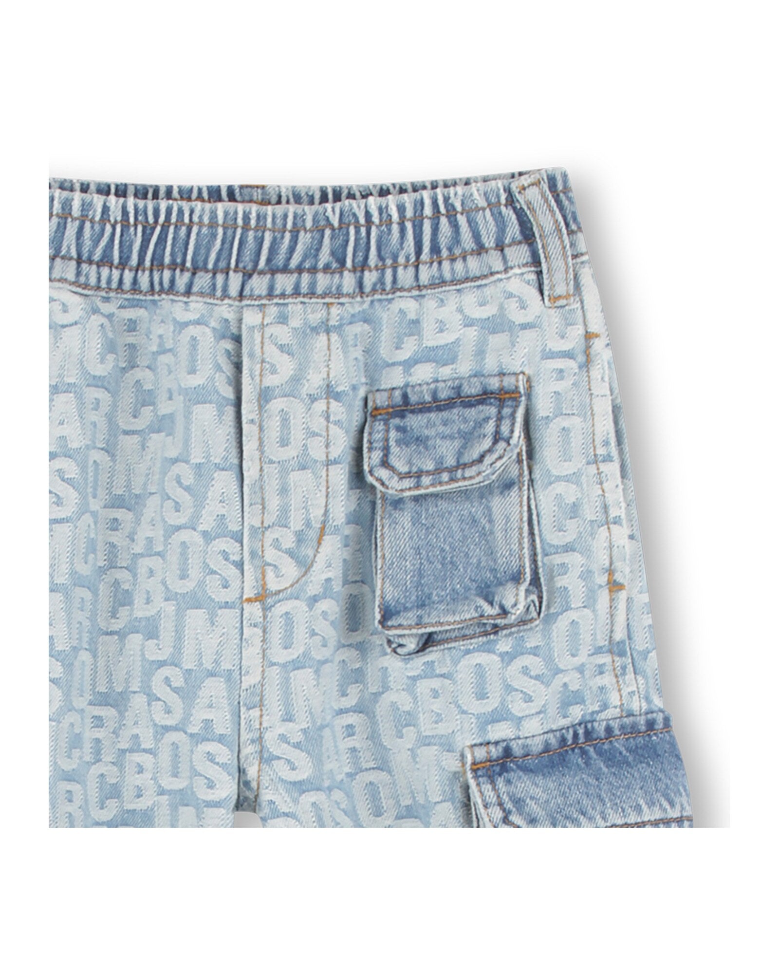 Pantalon Monogramme en denim - Denim Blue