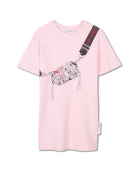 Robe à illustration trompe l'œil - Rosee