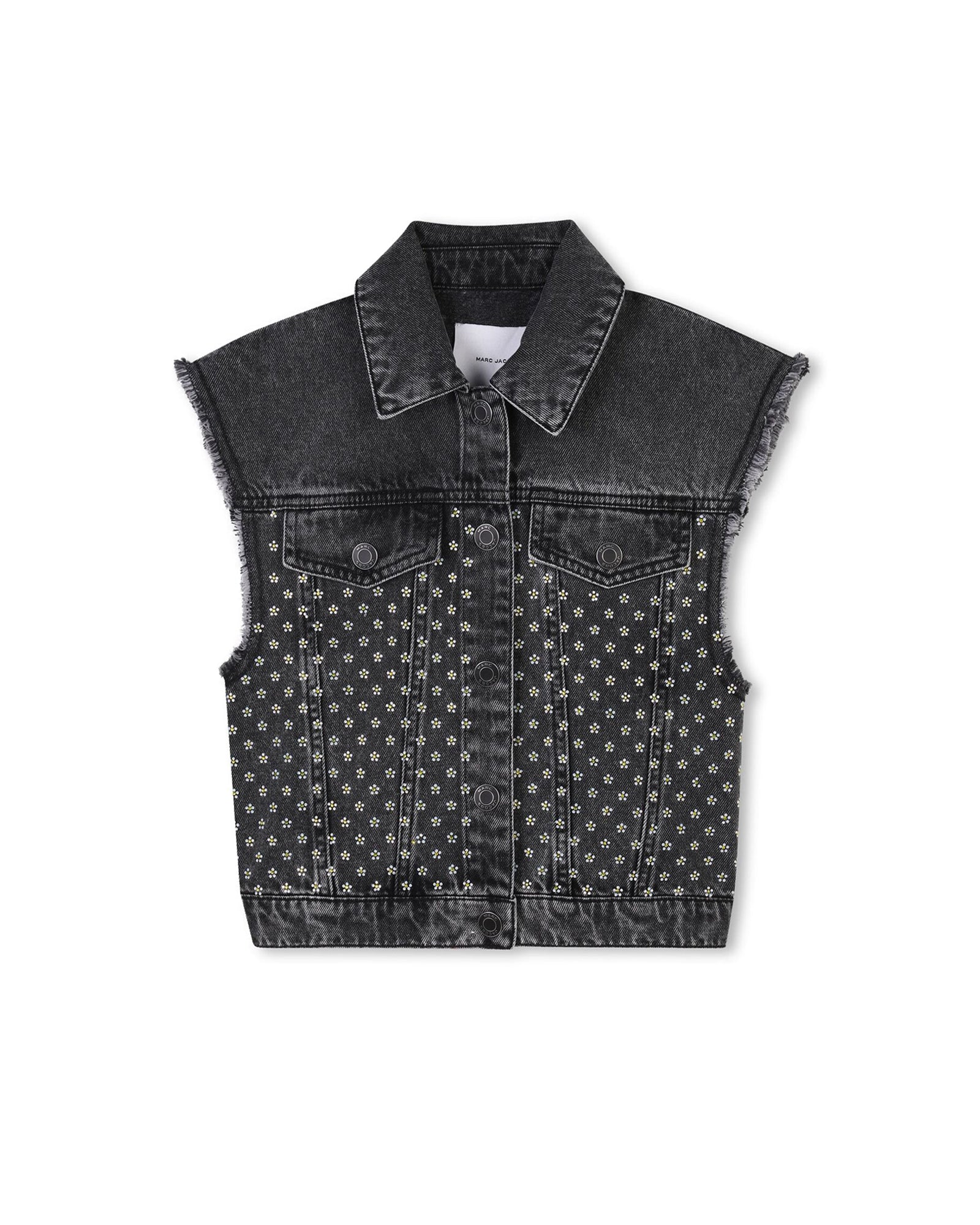 Veste sans manches en denim - Black