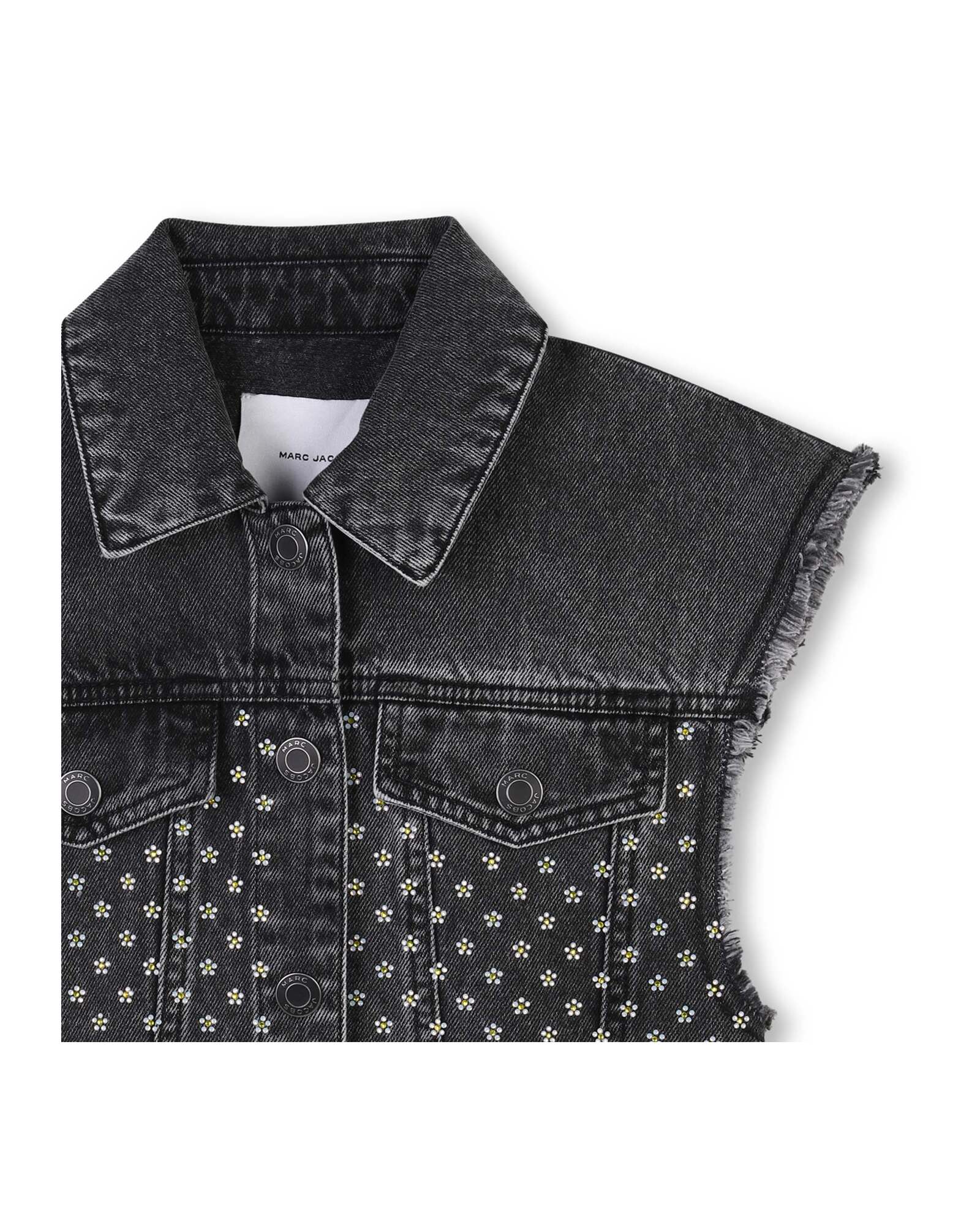 Veste sans manches en denim - Black