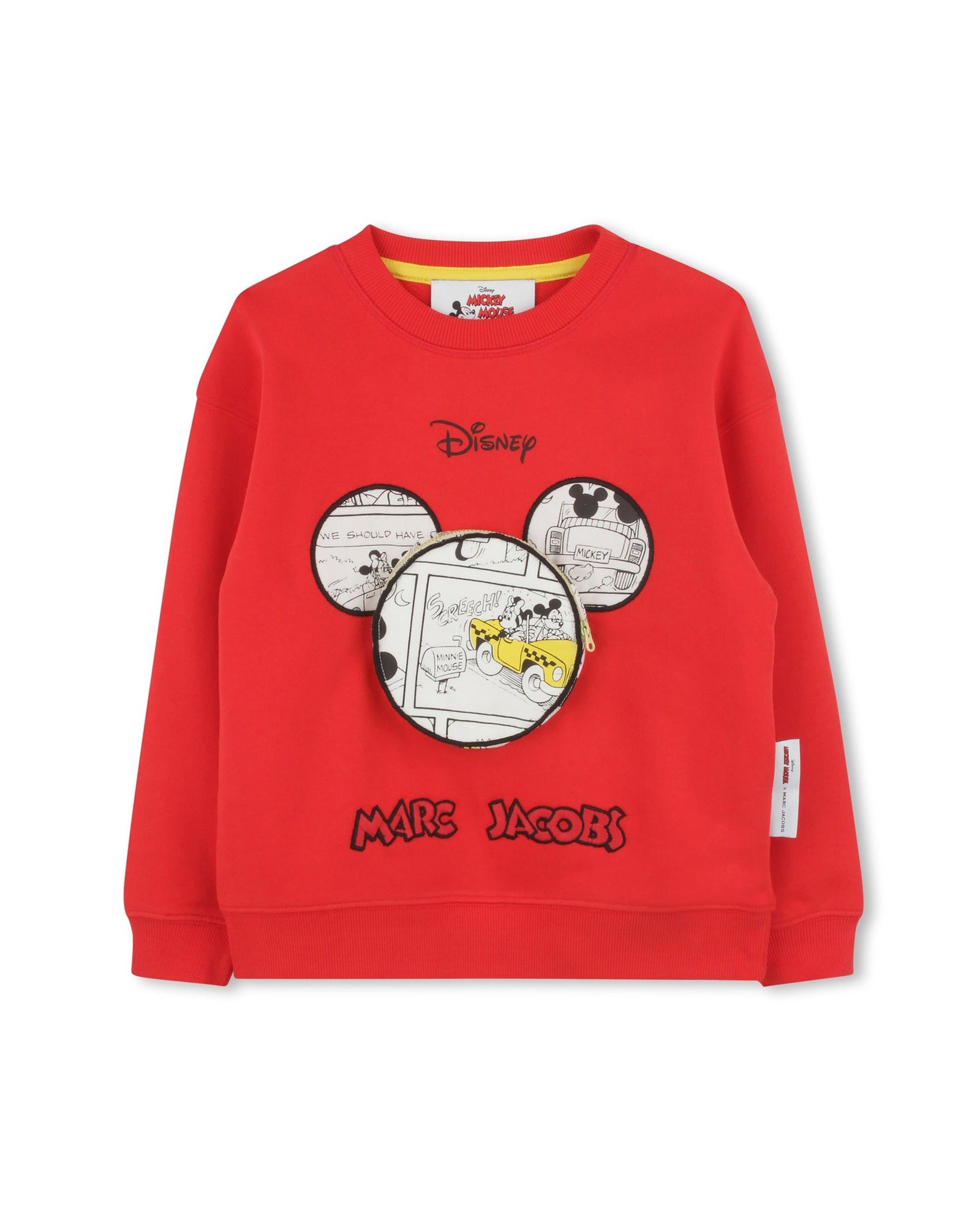 Sweatshirt en molleton - Rouge Orange