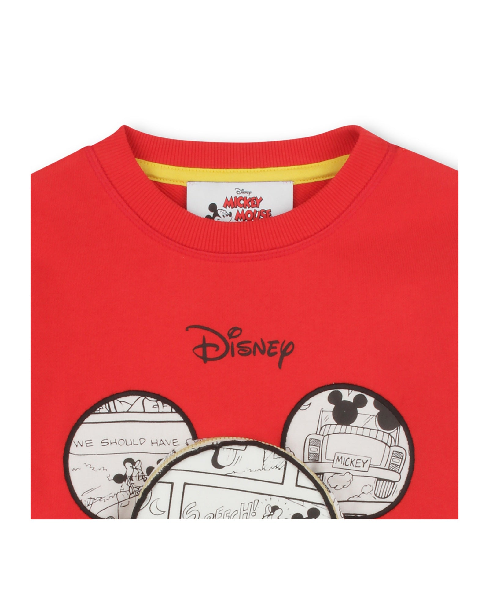 Sweatshirt en molleton - Rouge Orange
