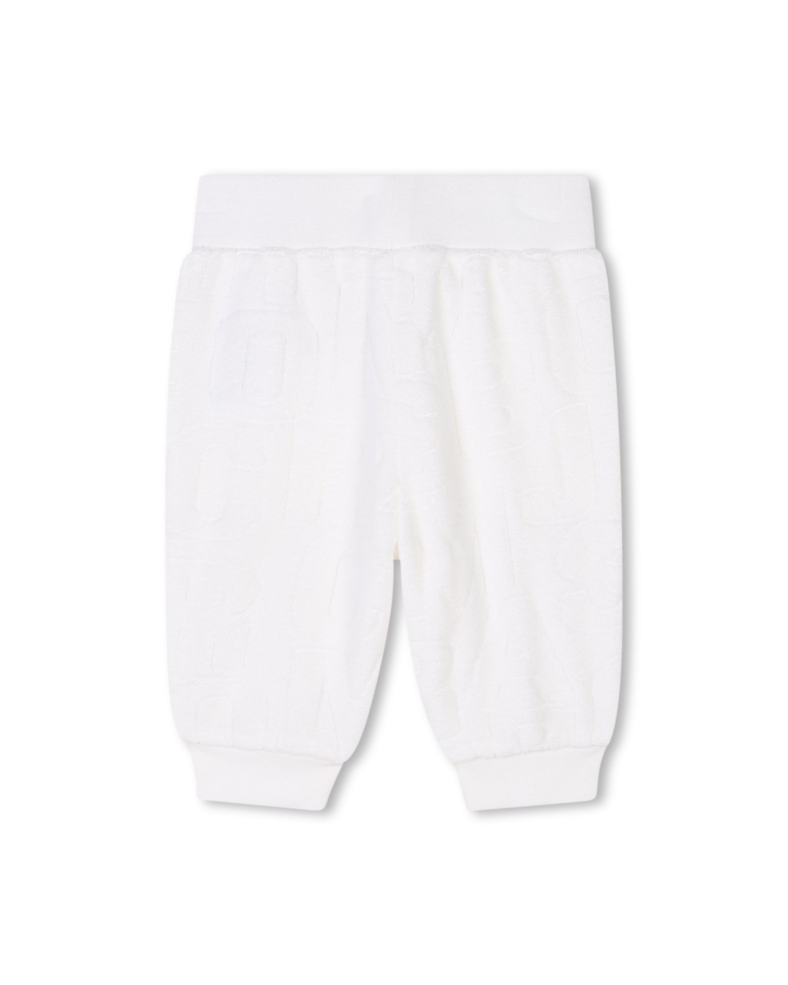 Ensemble 3 pièces avec logo en coton - Ivoire Past