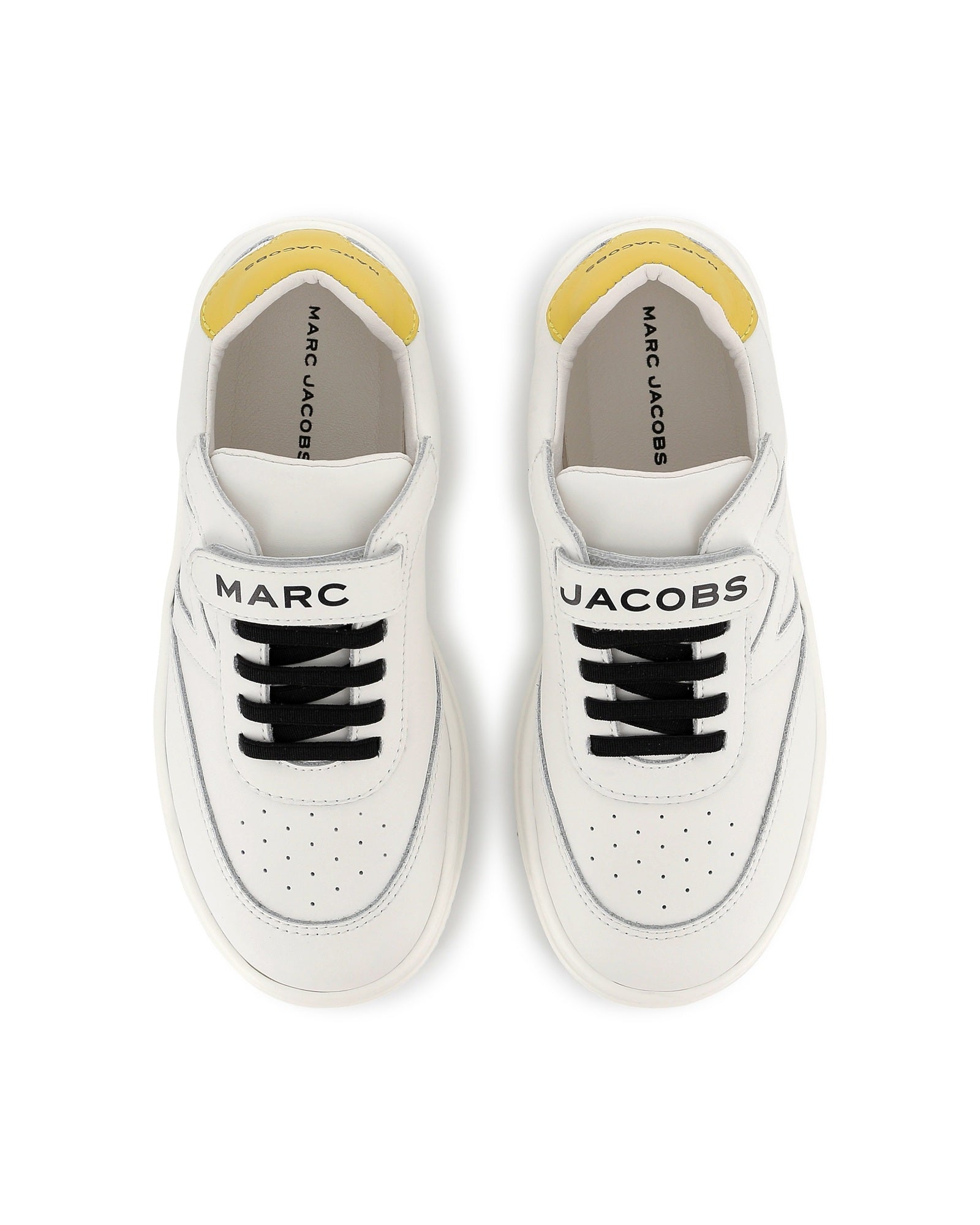 Leather trainers - White