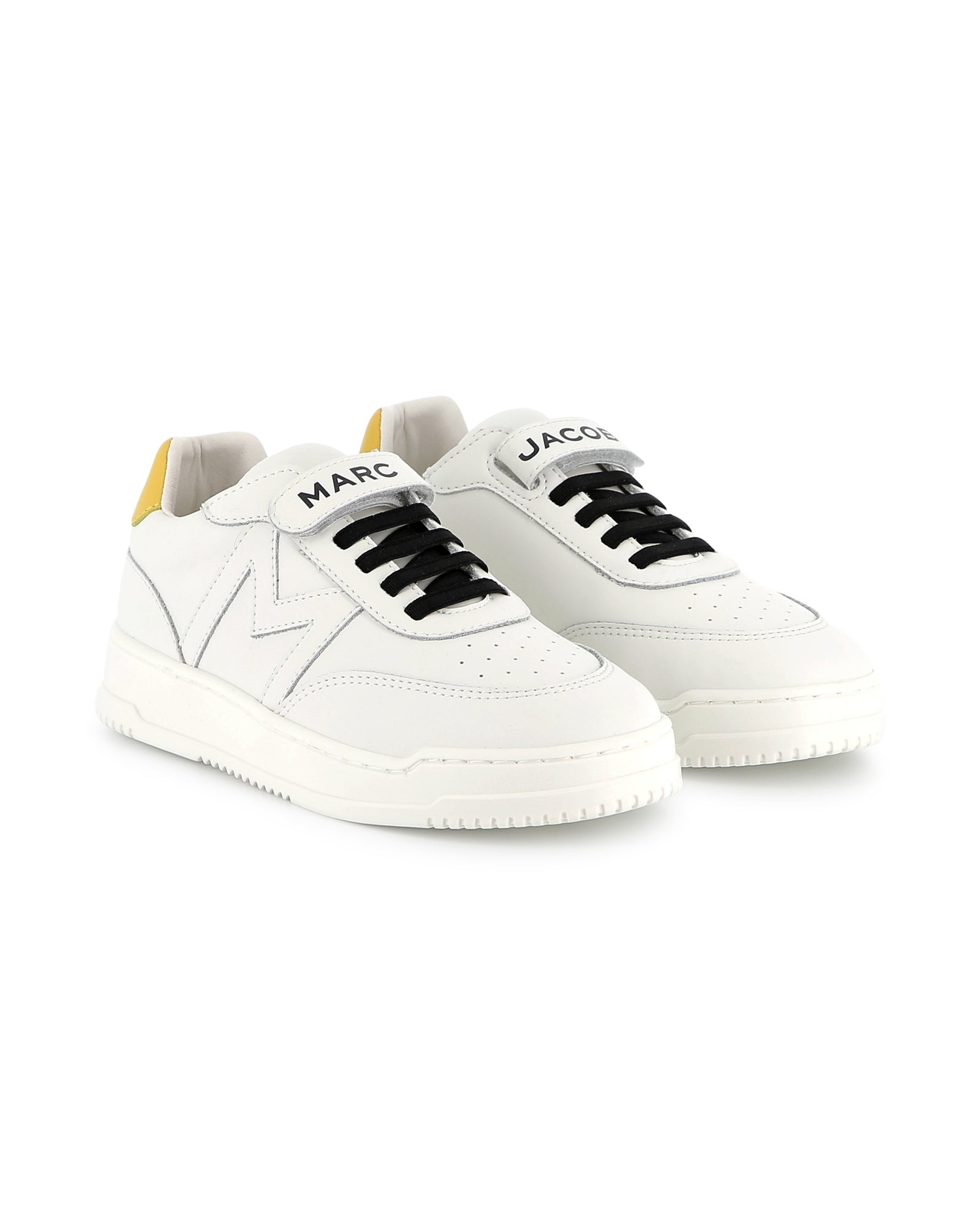 Leather trainers - White