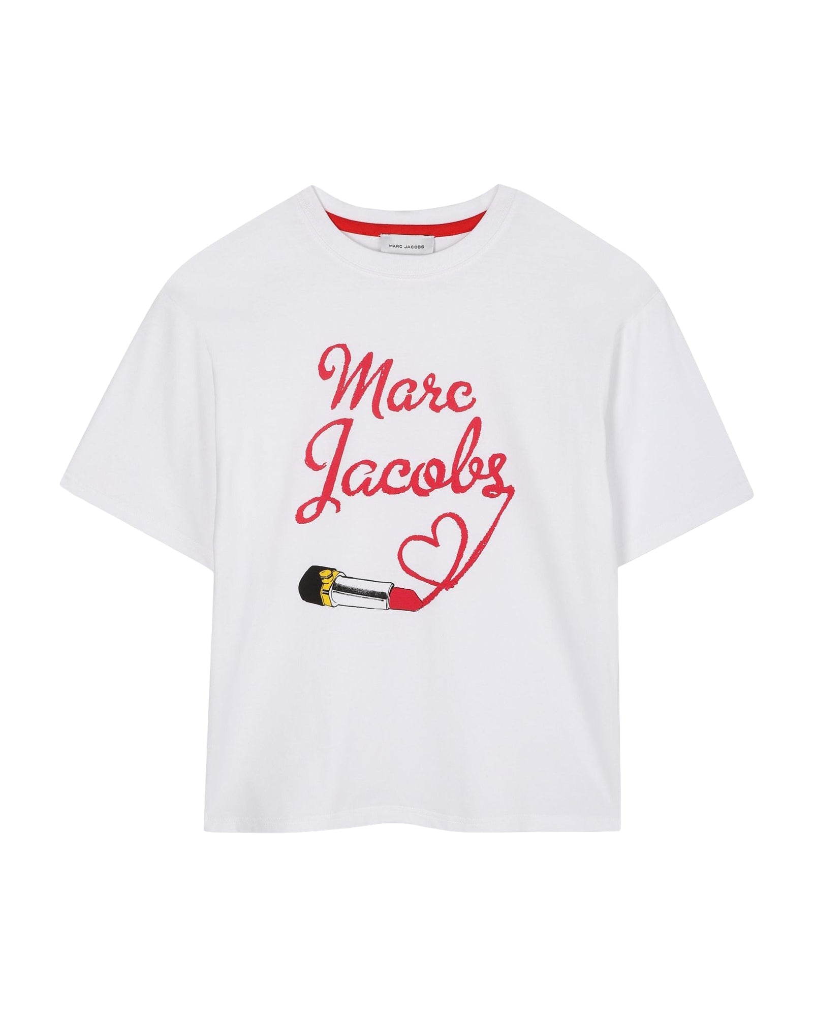 T-shirt manches courtes à logo - Blanc