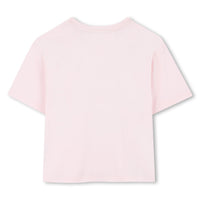 T-shirt manches courtes à logo - Rosee